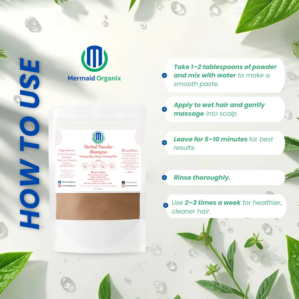 𝐇𝐞𝐫𝐛𝐚𝐥 𝐏𝐨𝐰𝐝𝐞𝐫 𝐒𝐡𝐚𝐦𝐩𝐨𝐨