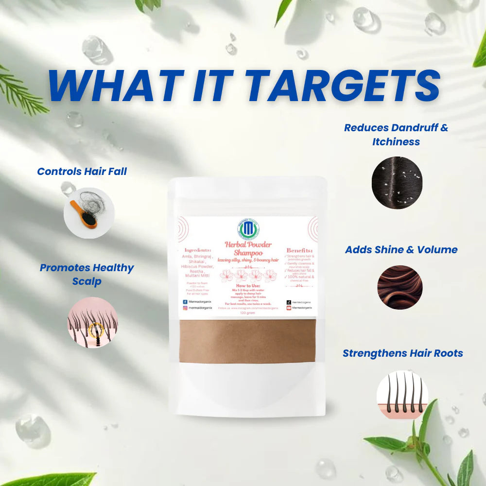 𝐇𝐞𝐫𝐛𝐚𝐥 𝐏𝐨𝐰𝐝𝐞𝐫 𝐒𝐡𝐚𝐦𝐩𝐨𝐨