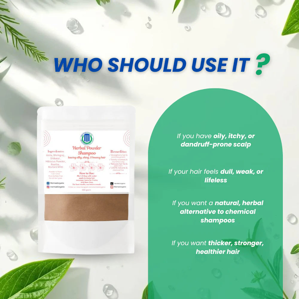 𝐇𝐞𝐫𝐛𝐚𝐥 𝐏𝐨𝐰𝐝𝐞𝐫 𝐒𝐡𝐚𝐦𝐩𝐨𝐨