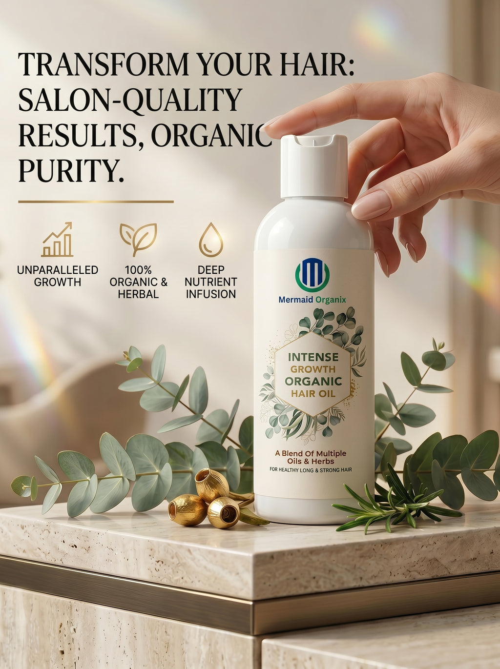 Organic Hair Growth Oil