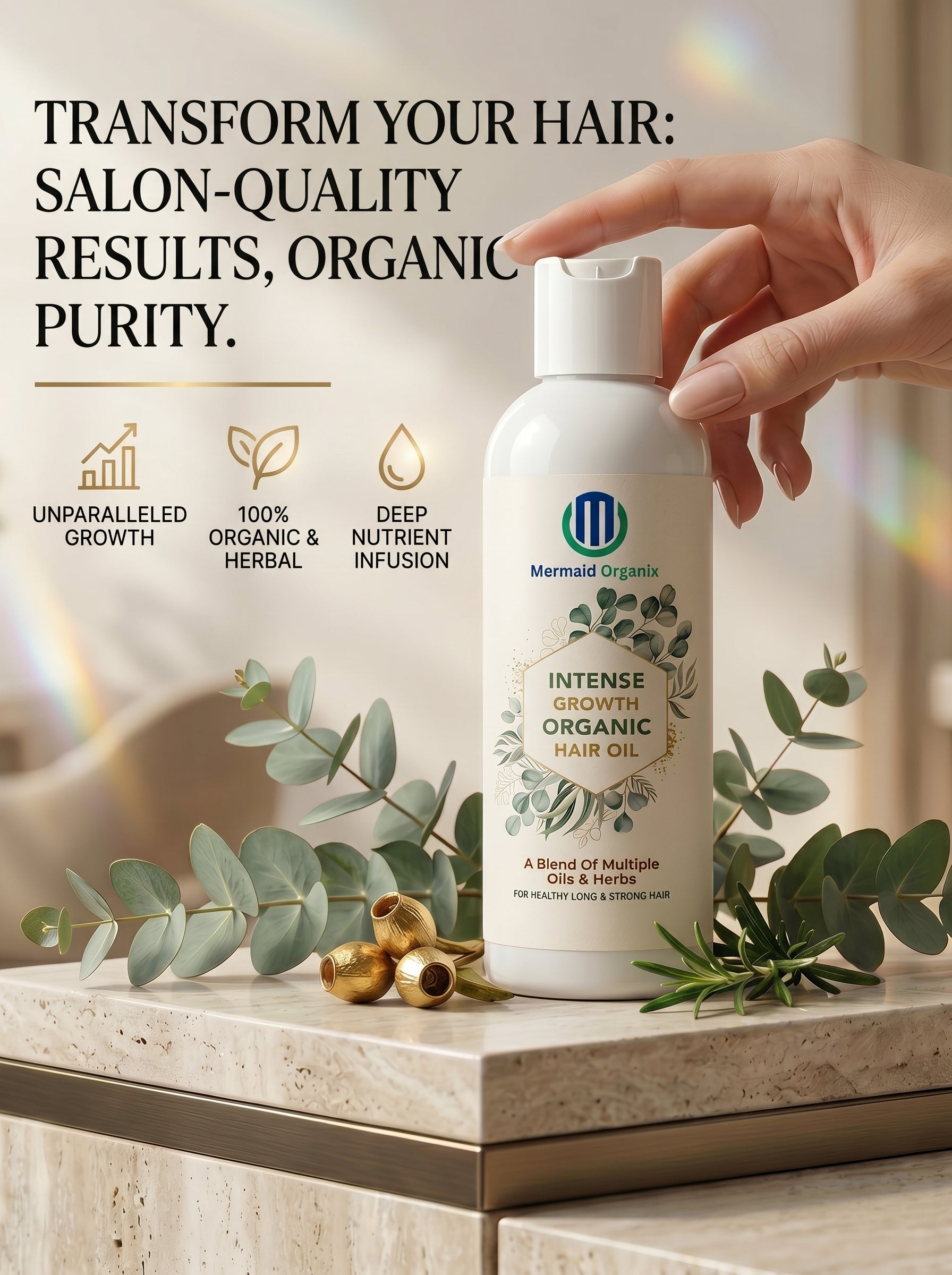 Organic Hair Growth Oil